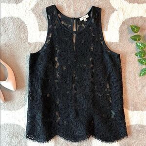 Wilfred black lace top